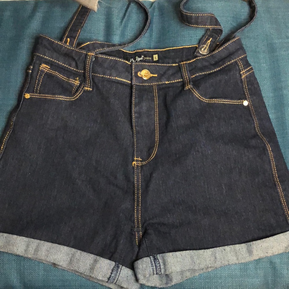 Papaya Short Overalls